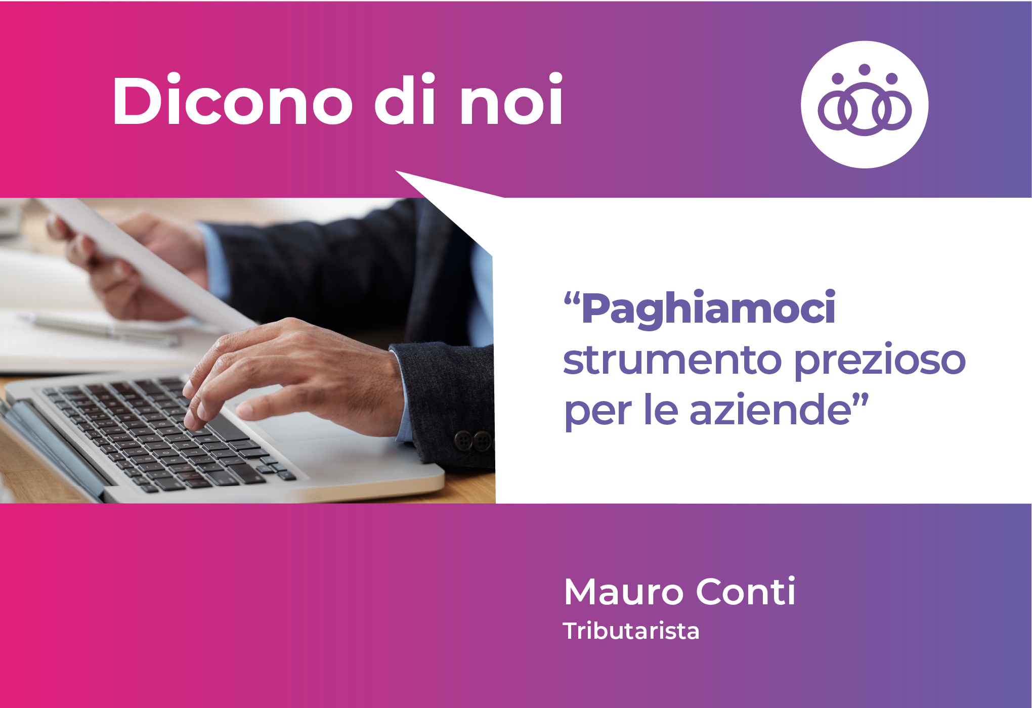 Il tributarista Mauro Conti: «Paghiamoci strumento prezioso per le aziende»